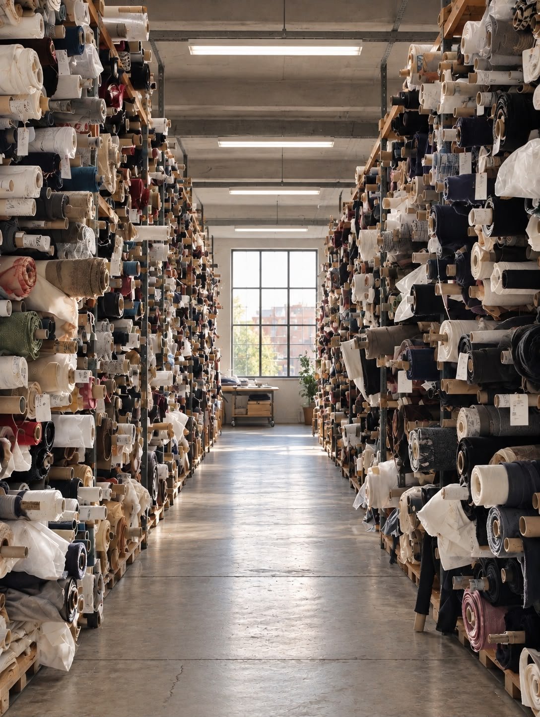 Fabric rolls and textile materials